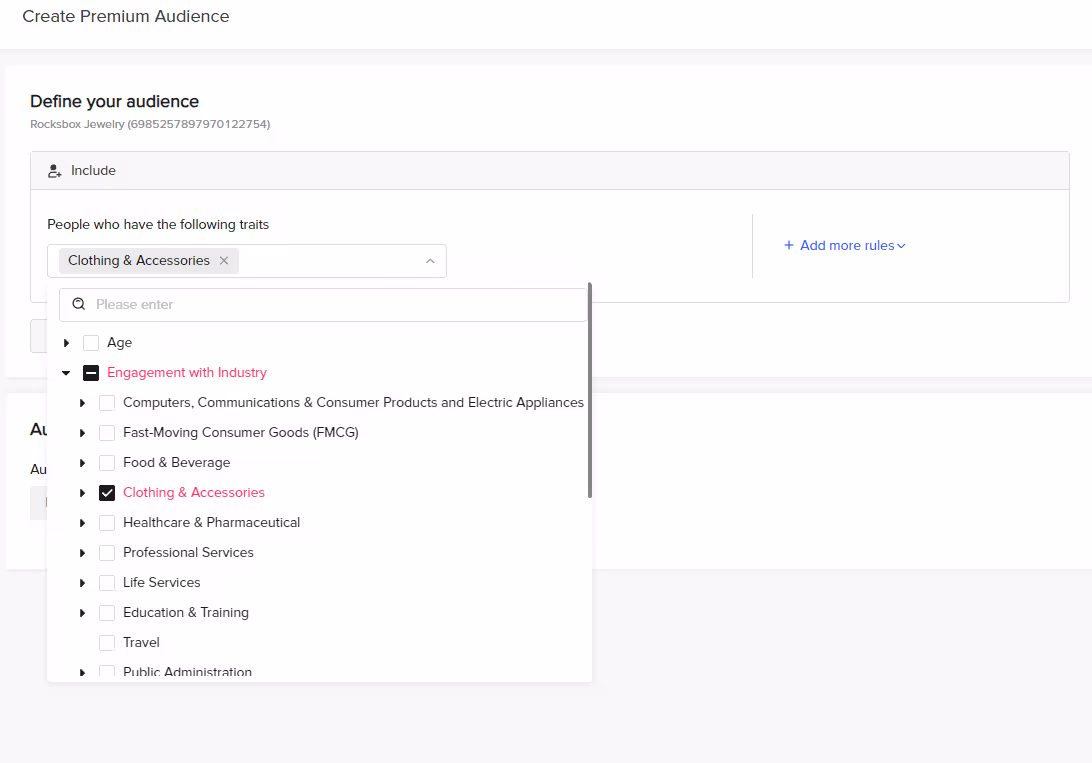 Defining your audience; choosing your target