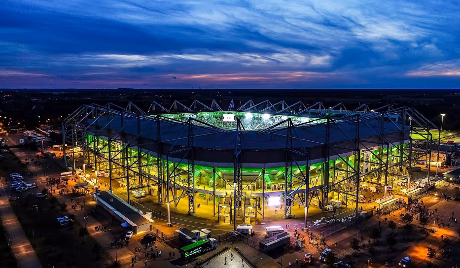 Borussia Park in Mönchengladbach