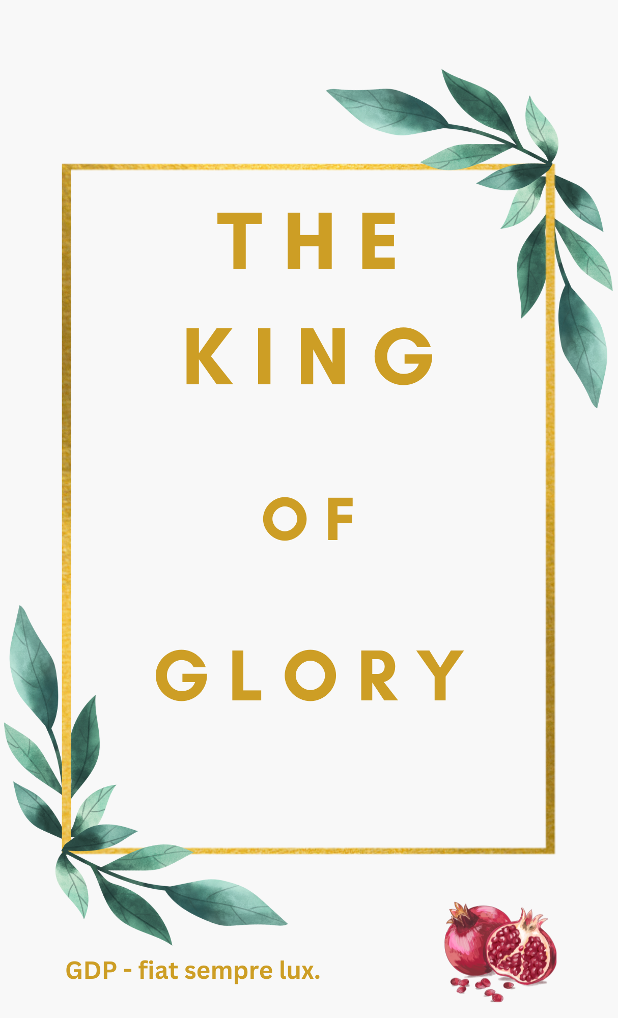King of Glory eBook cover.
