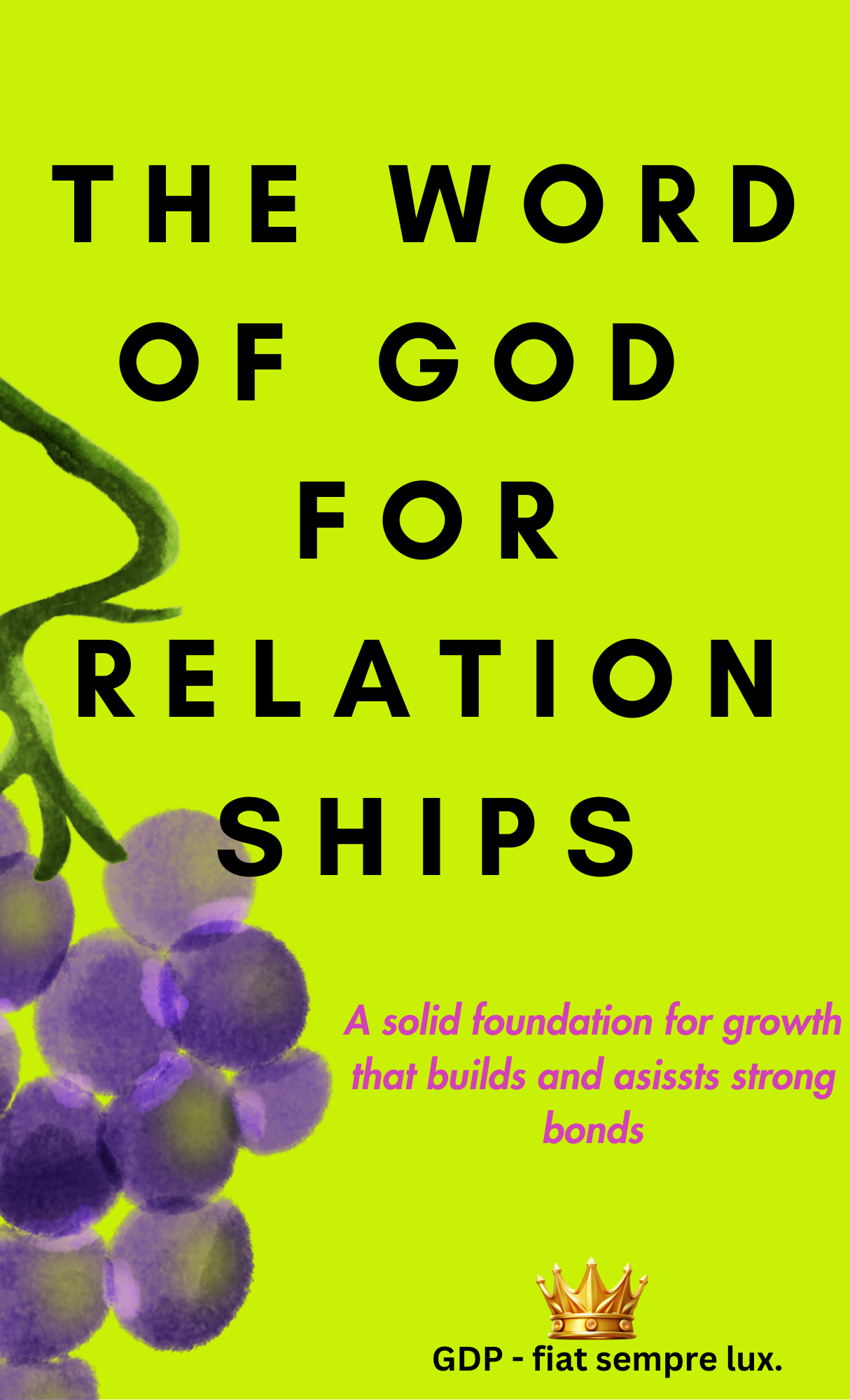 The Word of God for relationships book cover.