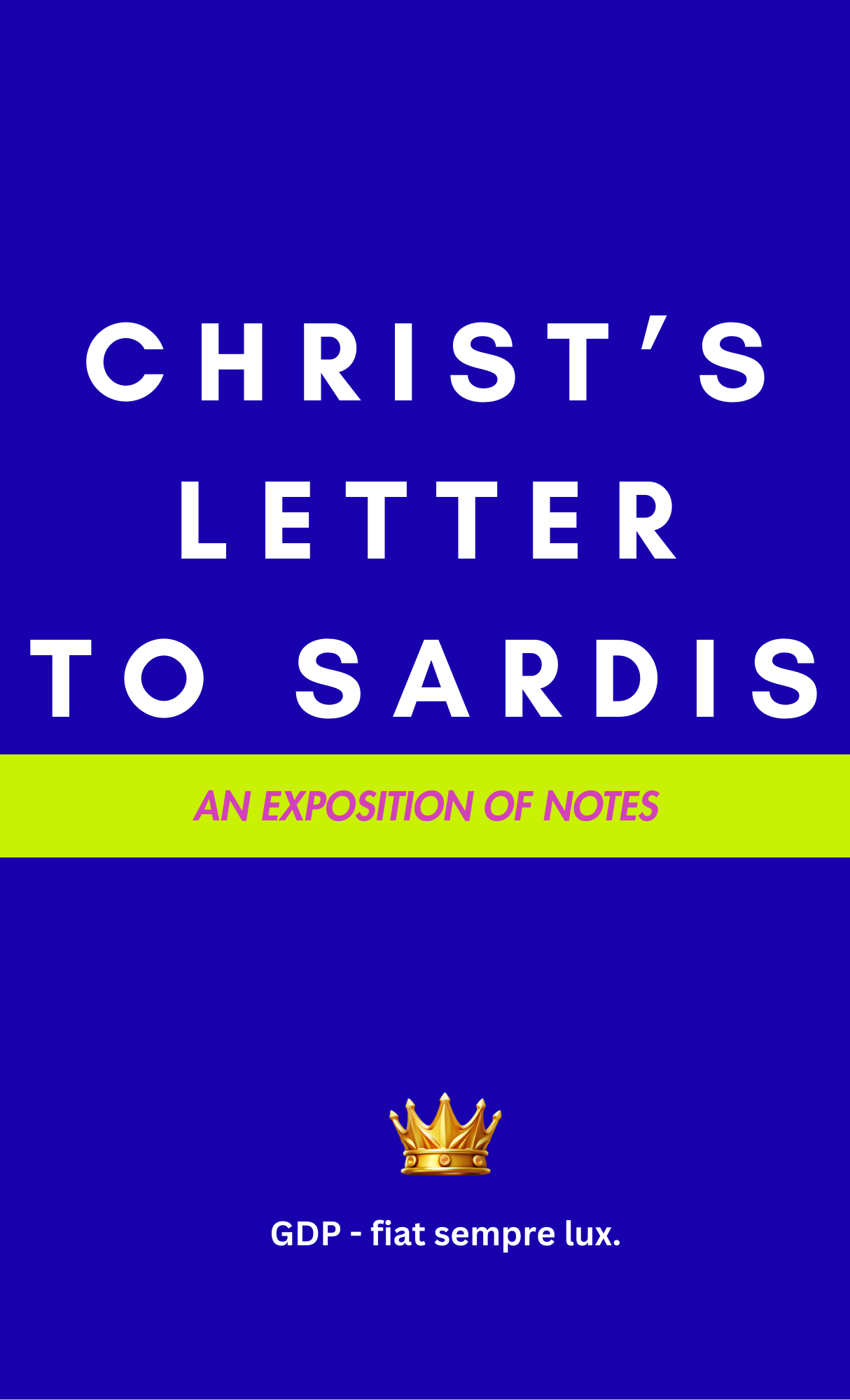 Sardis Exposition book cover.