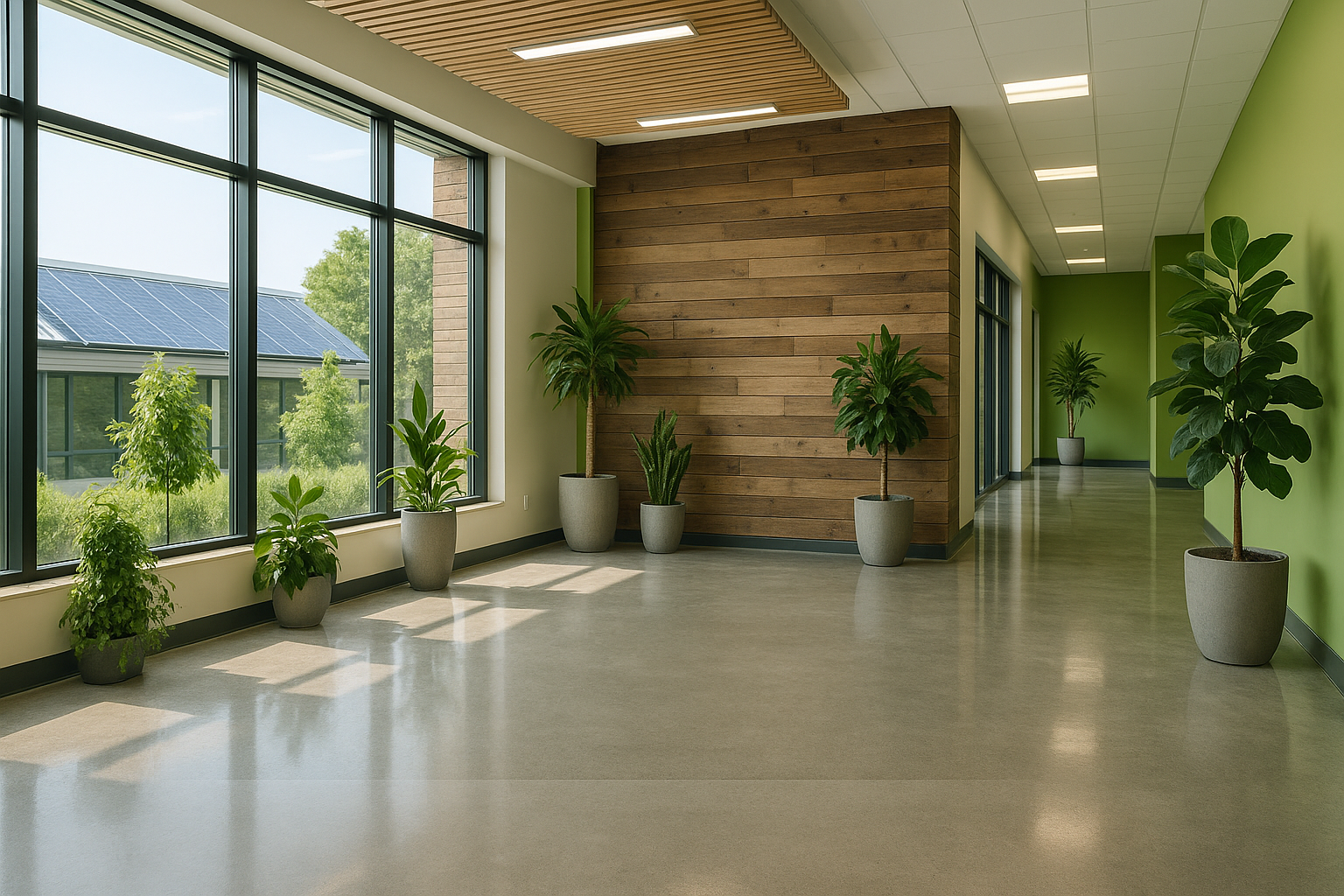 Sustainable from the Ground Up: Why Epoxy and Polished Concrete Are Leading the Green Building Movement