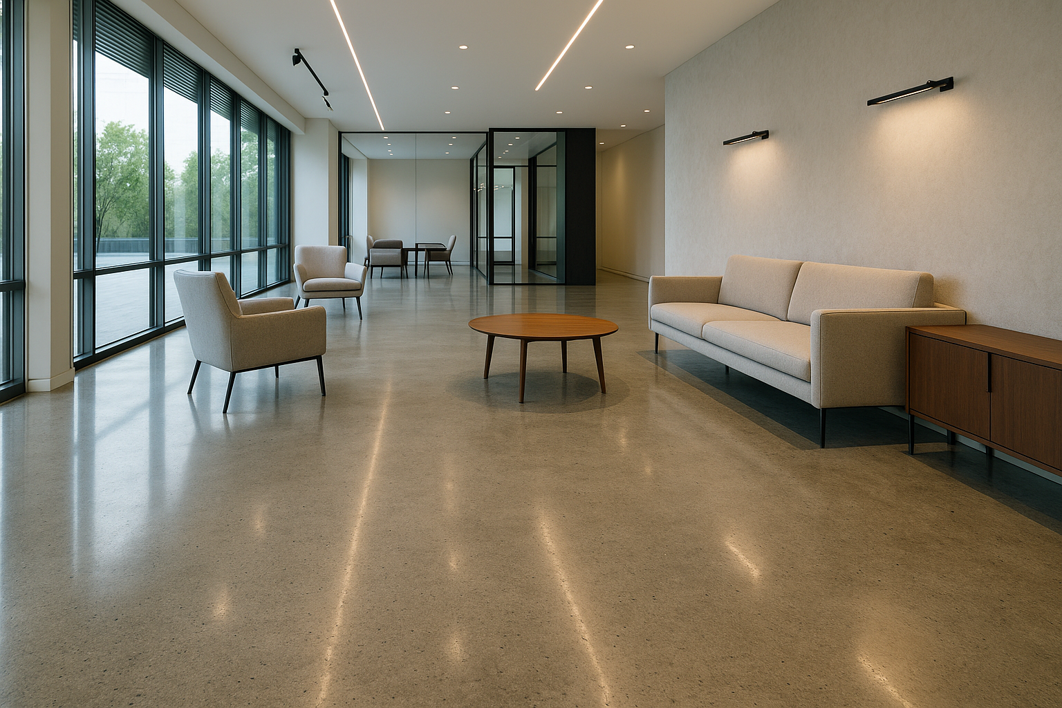 Design Meets Durability: Why Polished Concrete Is Redefining Commercial Aesthetics