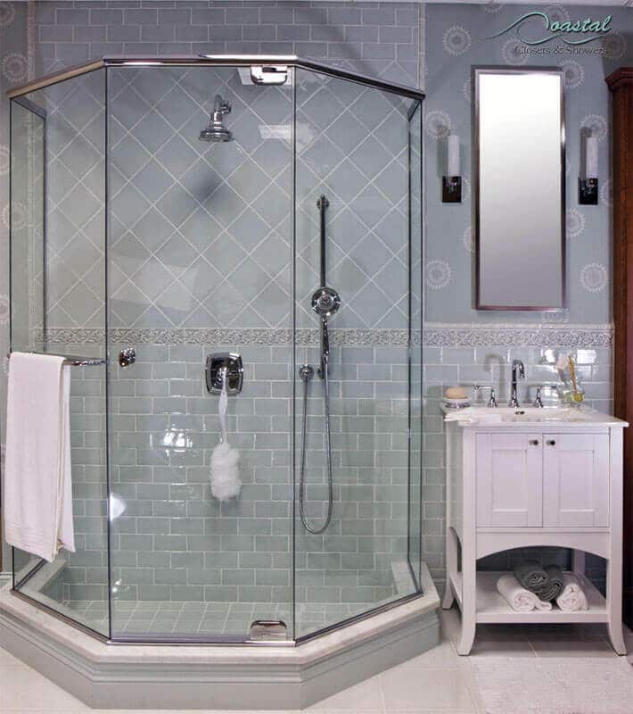 Semi-Frameless Shower Door