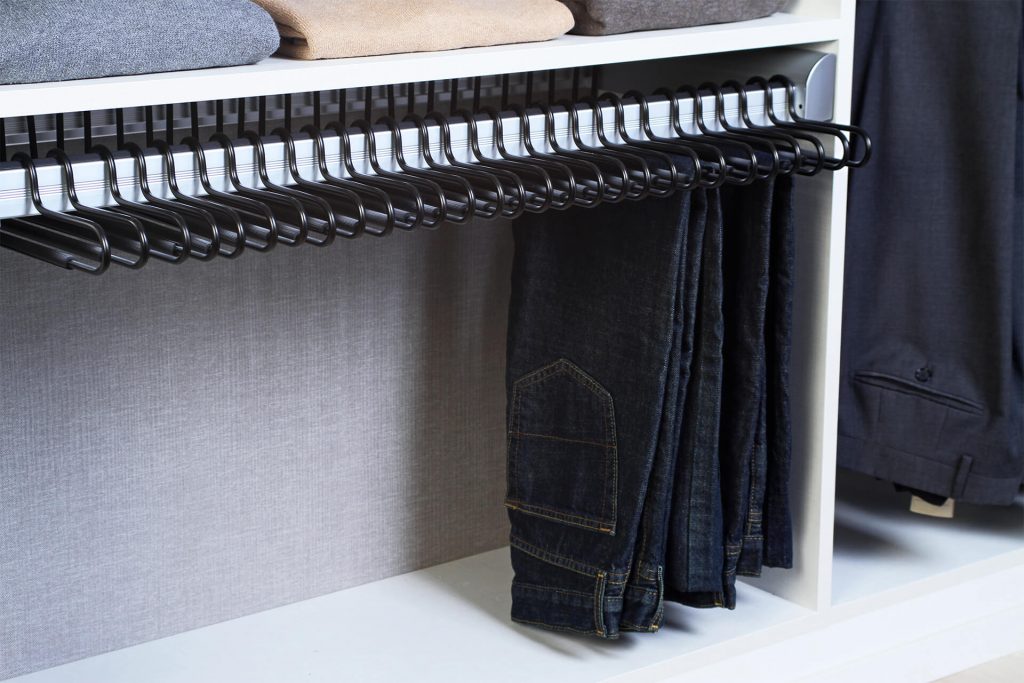 Hangers In A Custom Closet