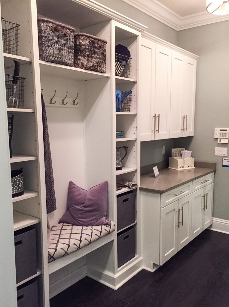 Custom Foyer with lots of pilliows