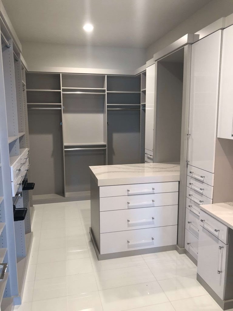 Walk-In Closet Drawer System