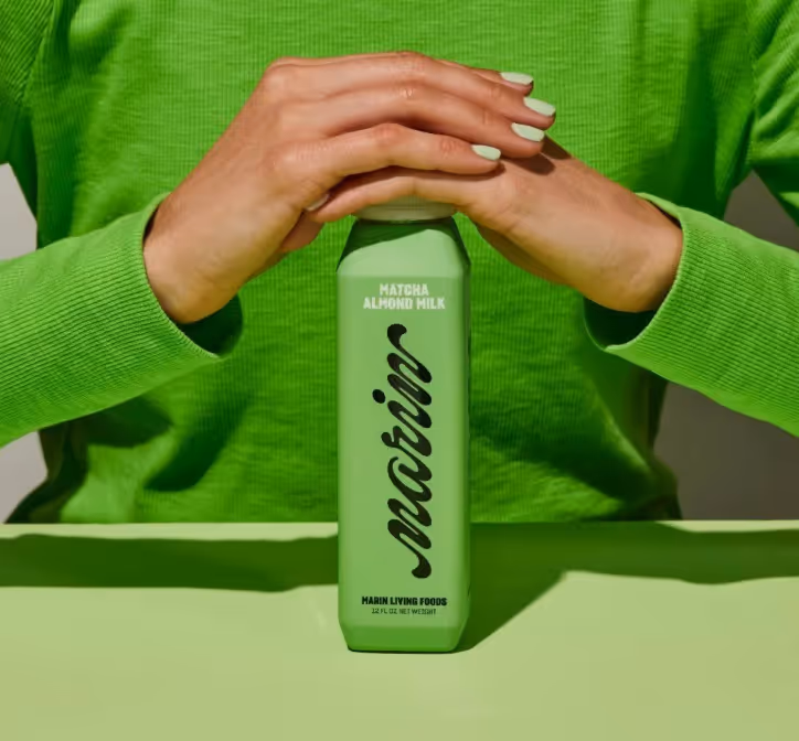 The Working Assembly Refreshes Premium Almond Milk Brand Marin Living Foods