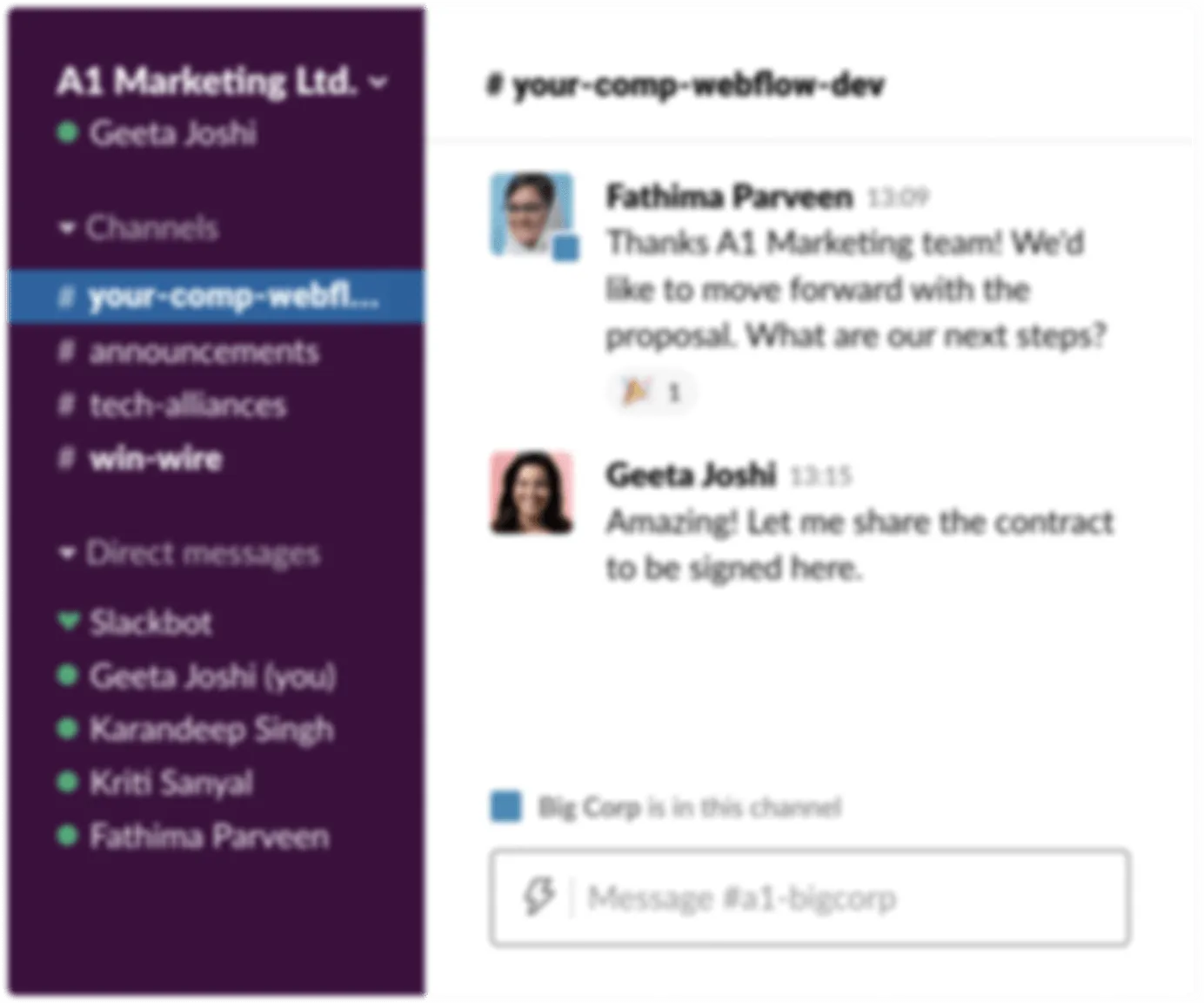 Slack Channels