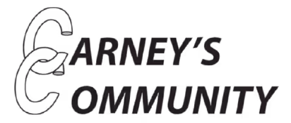 Text logo showing 'Carney's Community' with decorative large letter C.