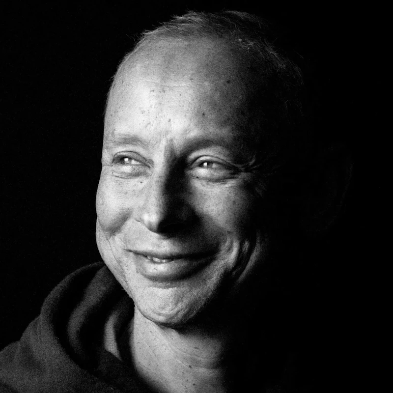 image of author speaking at an event