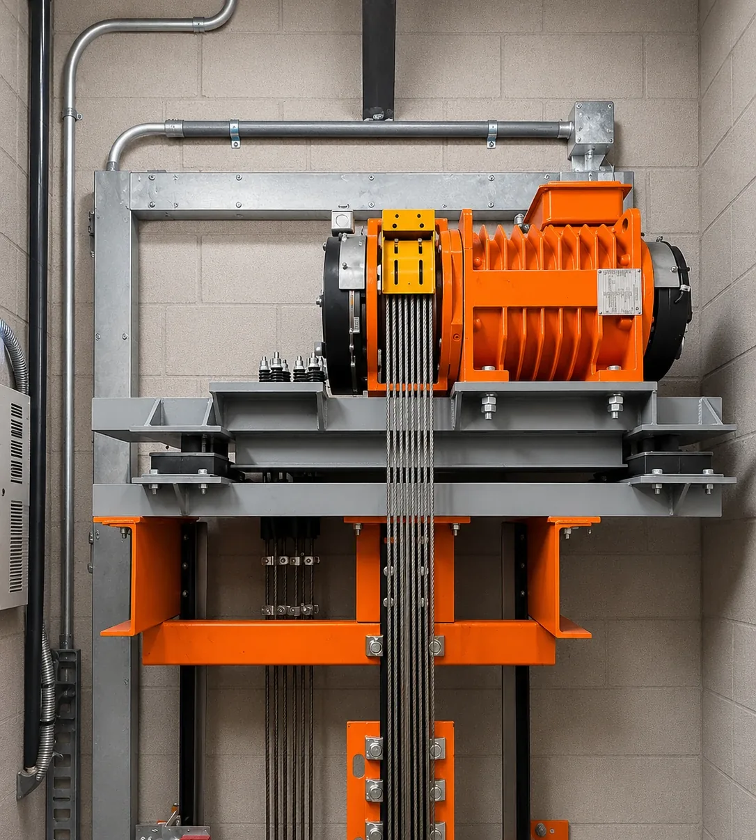 Elevator driving machine