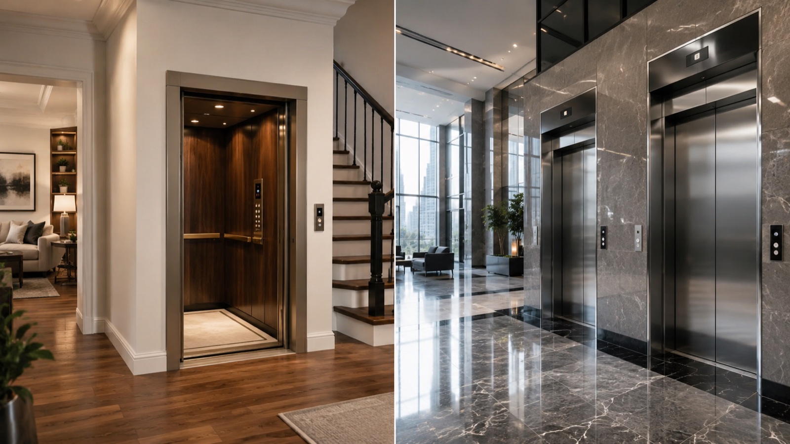 Commercial vs. Residential Elevators: Key Differences