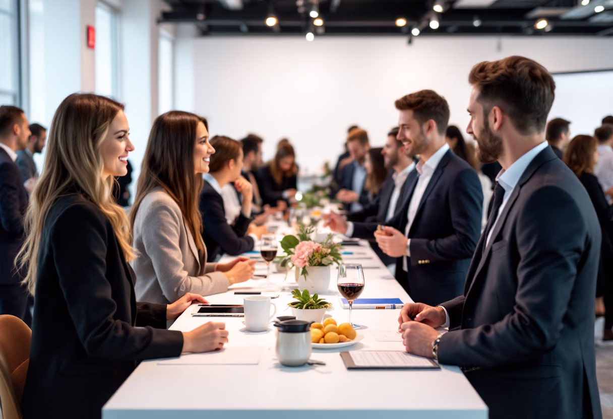 image of a tech conference (for a space tech)