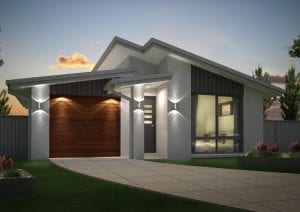 narrow block new house design