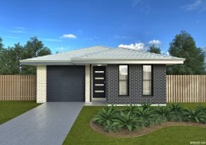 narrow block house designs