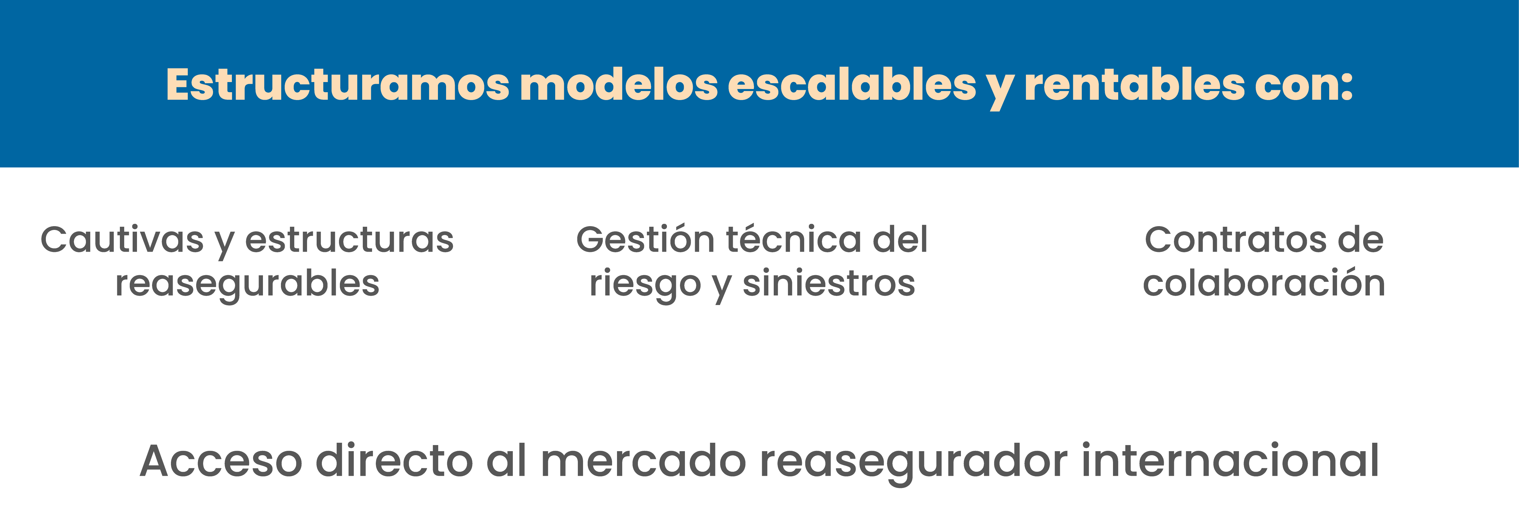 Estructuramos modelos escalables y rentables