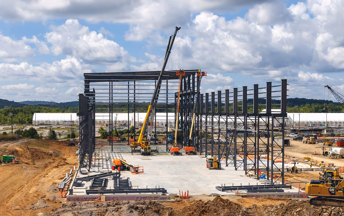 Facility construction site