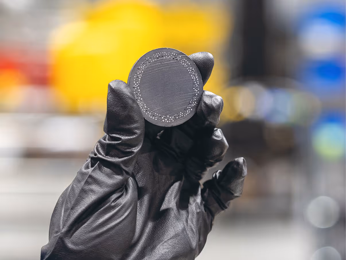 Close up of component