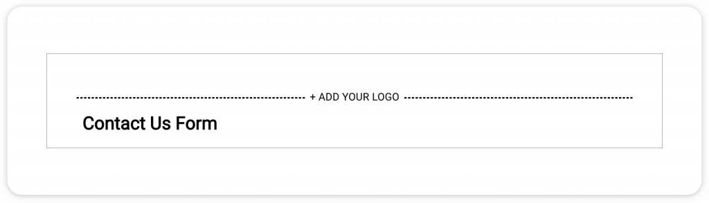 create a contact us form - intely