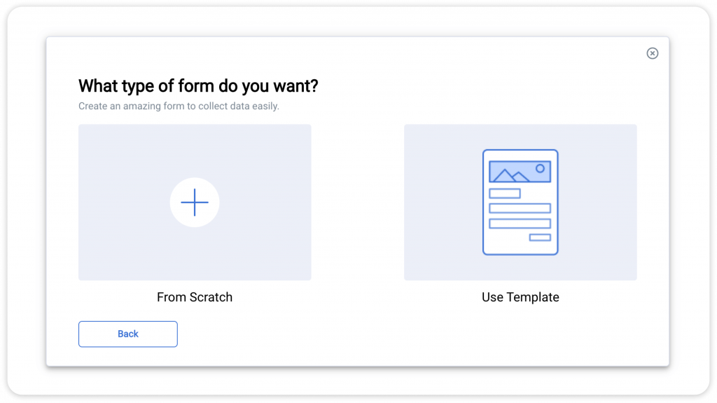 create a contact us form - intely