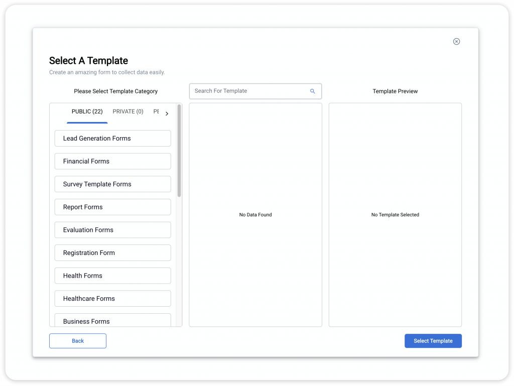 create a contact us form - intely