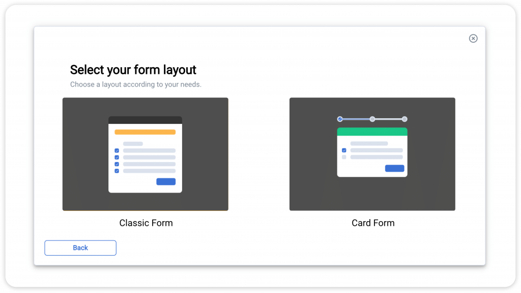 create a contact us form - intely