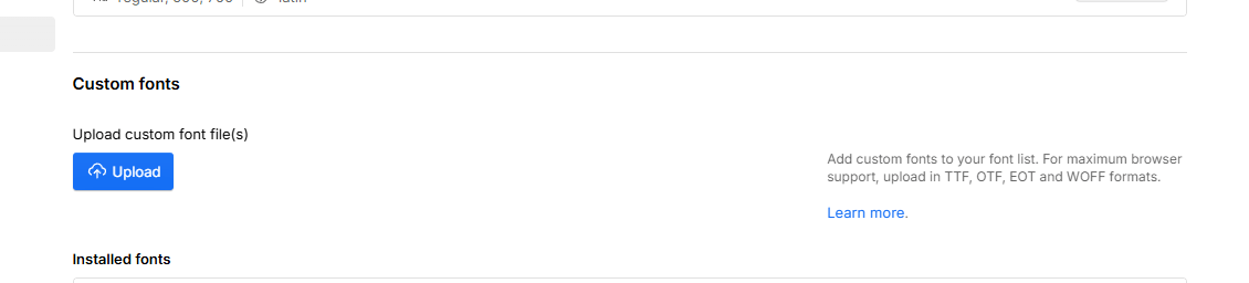 Custom Fonts - RealEstast X - Webflow Template | BRIX Templates