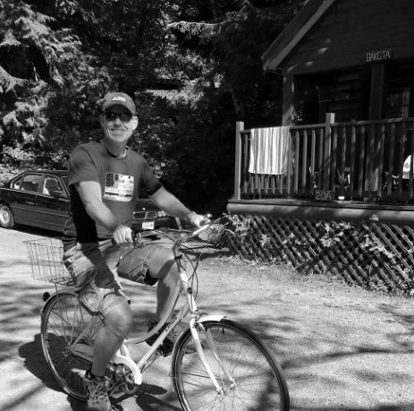 Project 529 Chief Outreach Officer Rob Brunt riding his bike