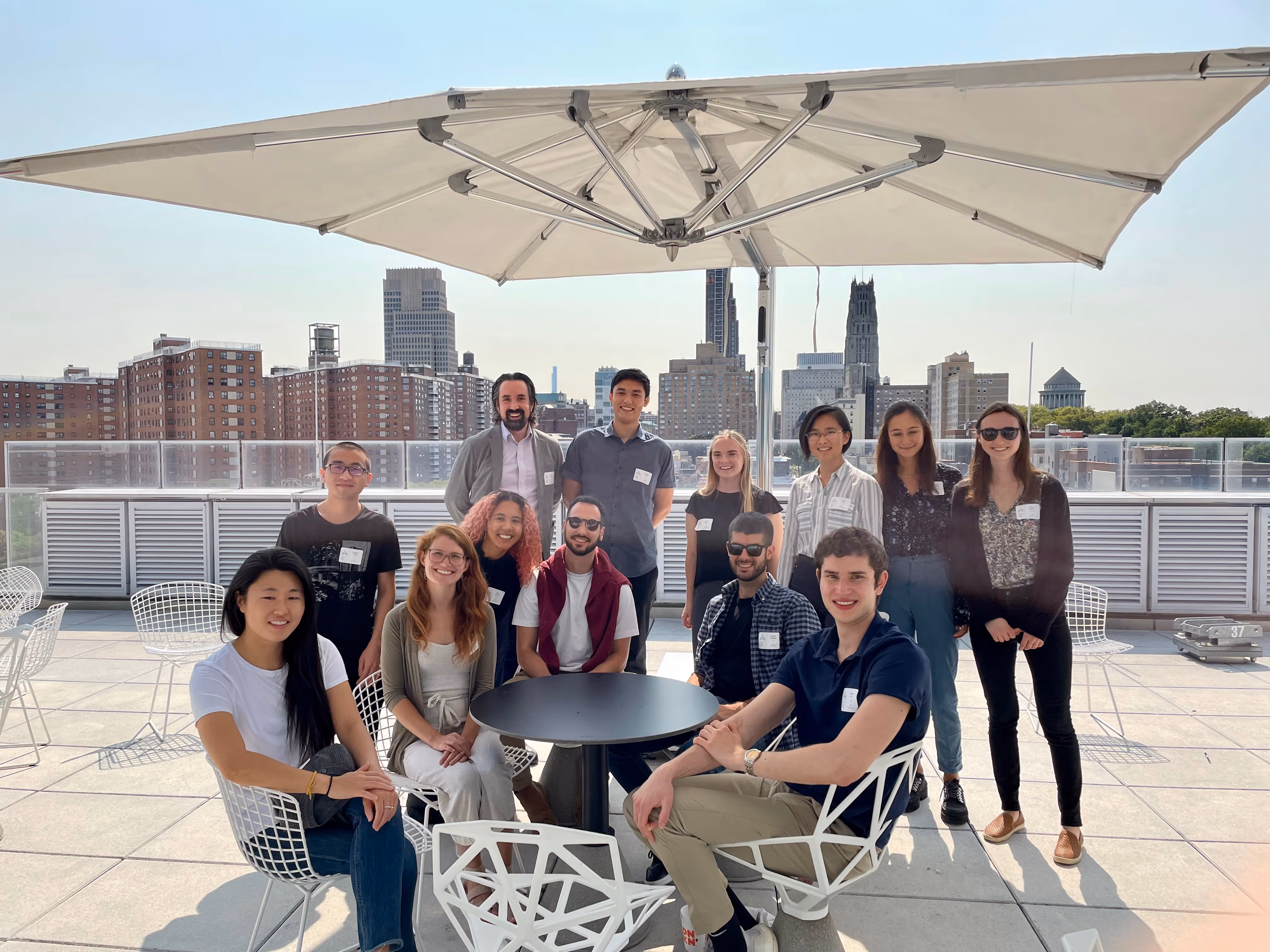 Group photo of lab members, 2022