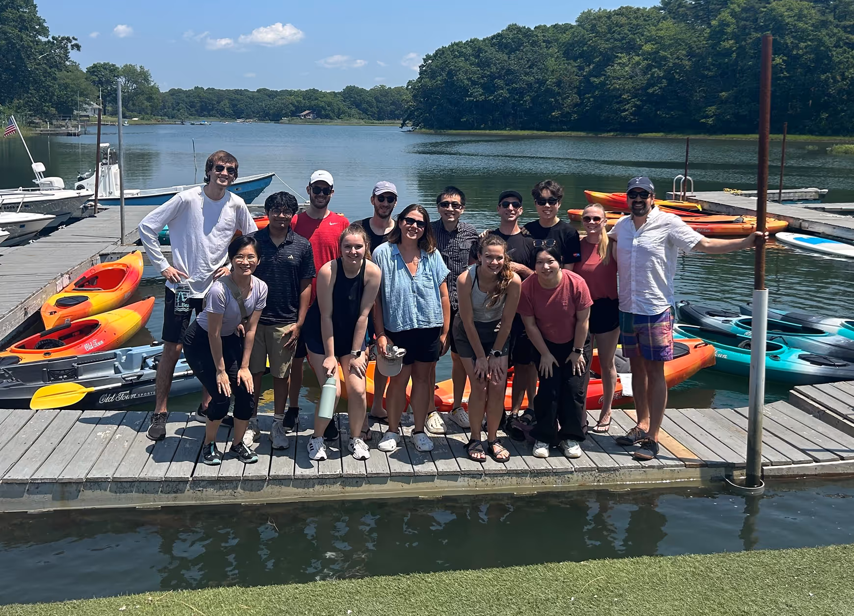 Group photo of lab members, 2024