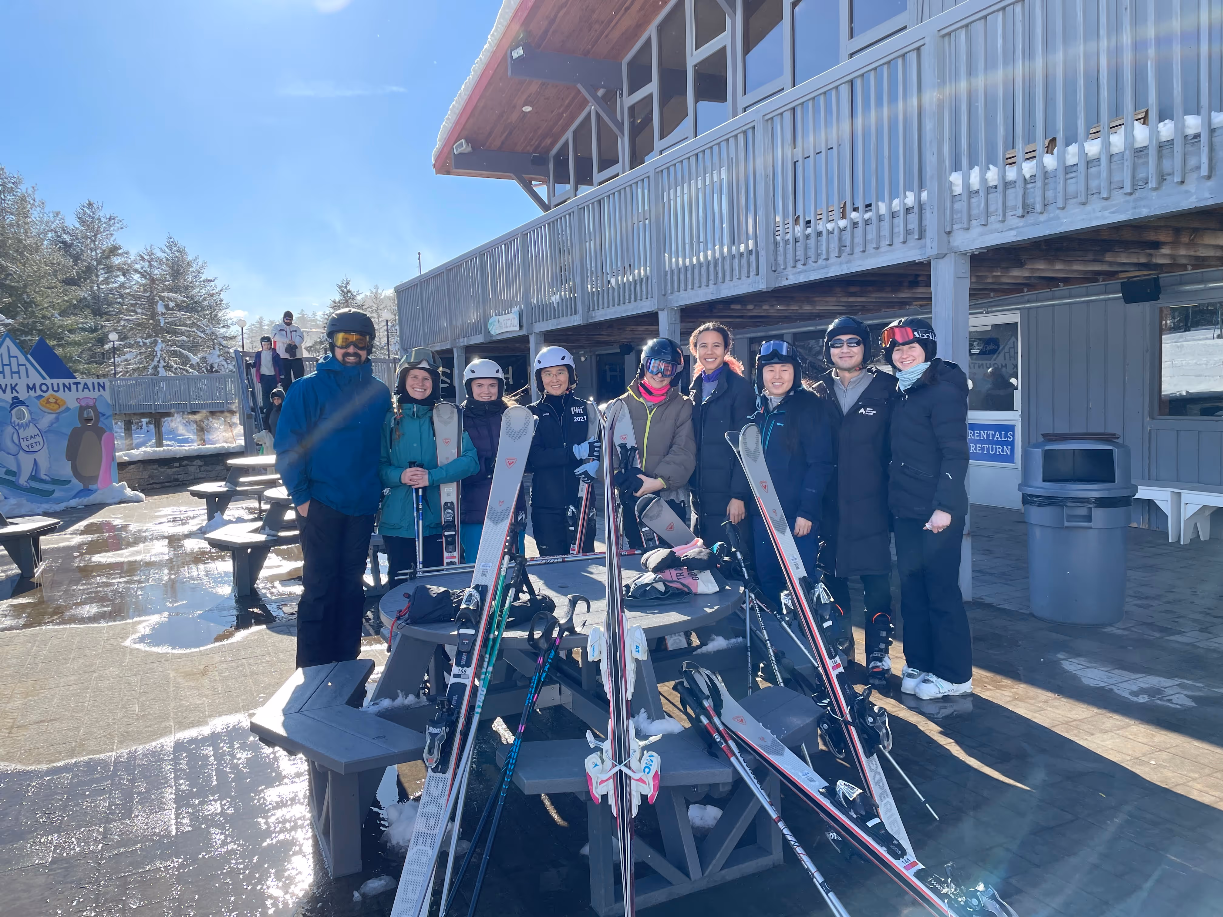 Group photo of lab members, 2023