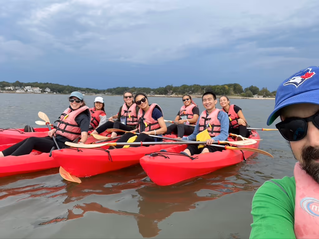 Group photo of lab members, 2021