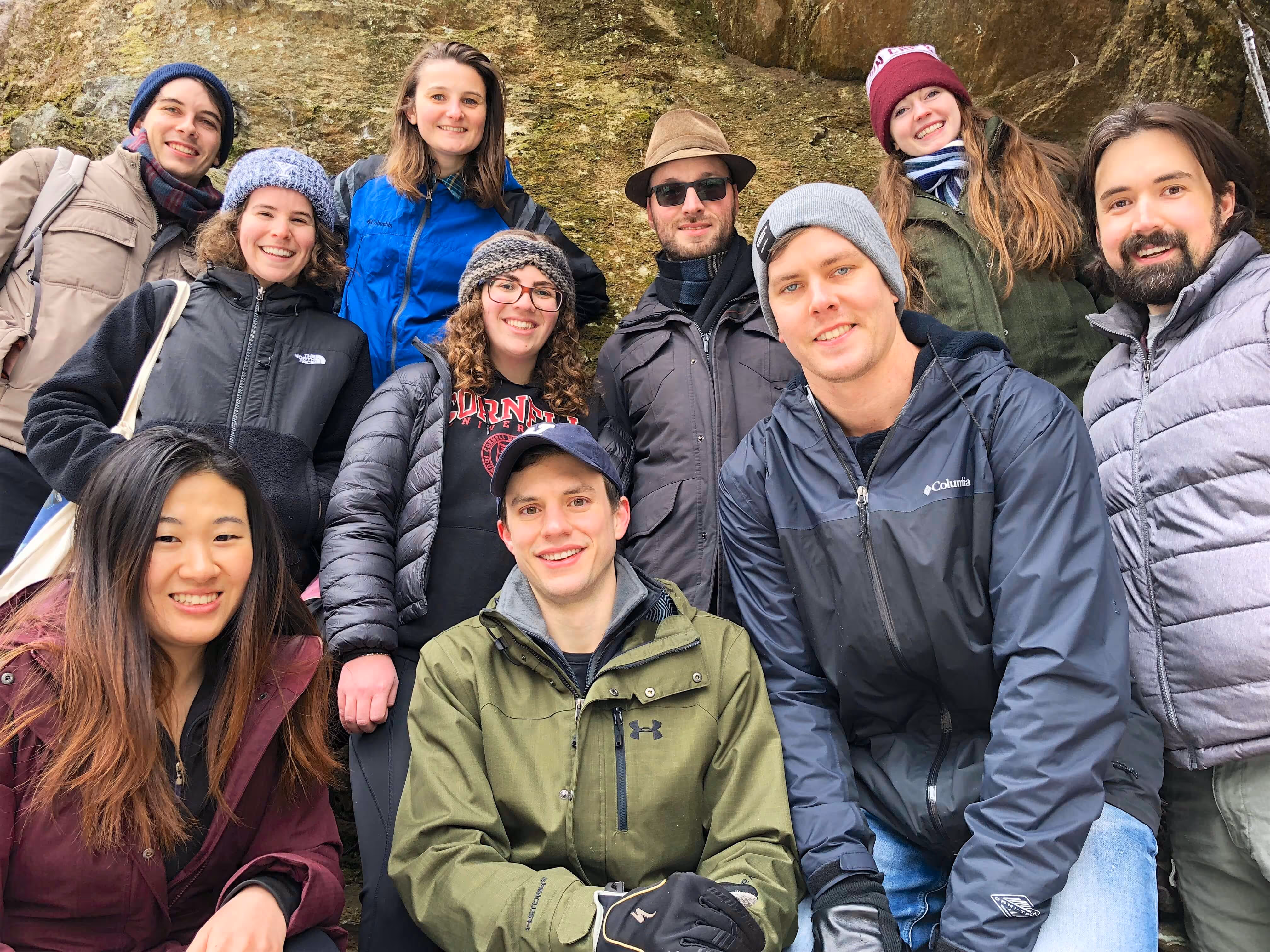 Group photo of lab members, 2018