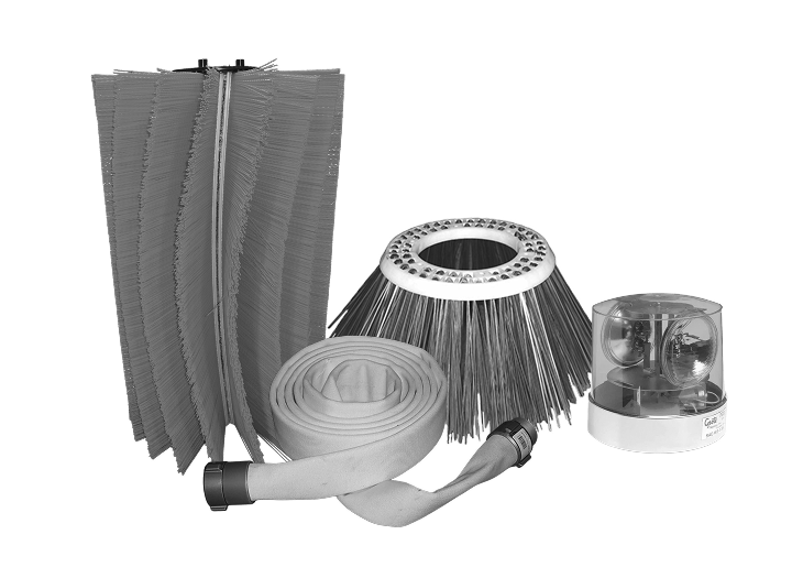 Snow plow and spreader replacement parts.