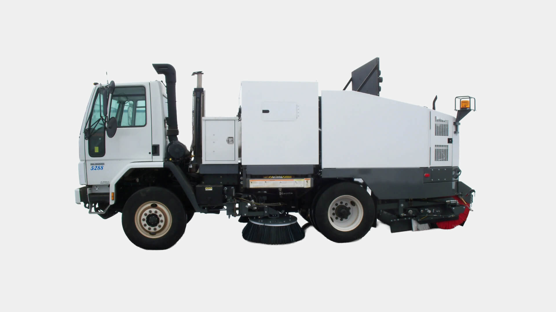 Street sweeper after reconditioning.