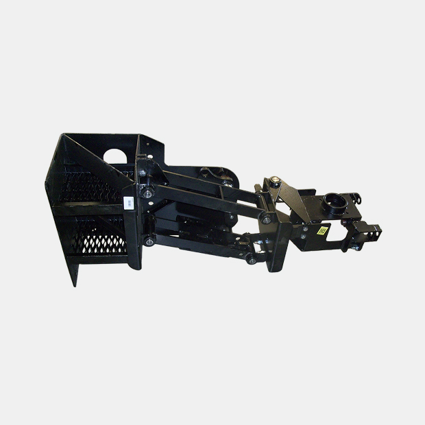 Schwarze street sweeper gutter broom arm assembly.