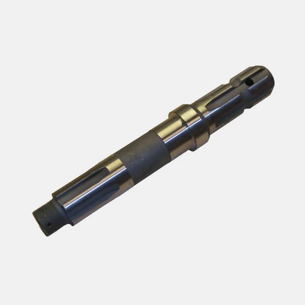 Rotary mower spindle shaft.