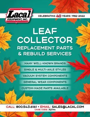 Leaf Collector Replacement Parts Catalog Cover