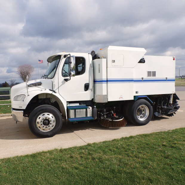 XBroom street sweeper.