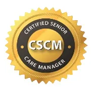 Certified Senior care Manager CSCM badge