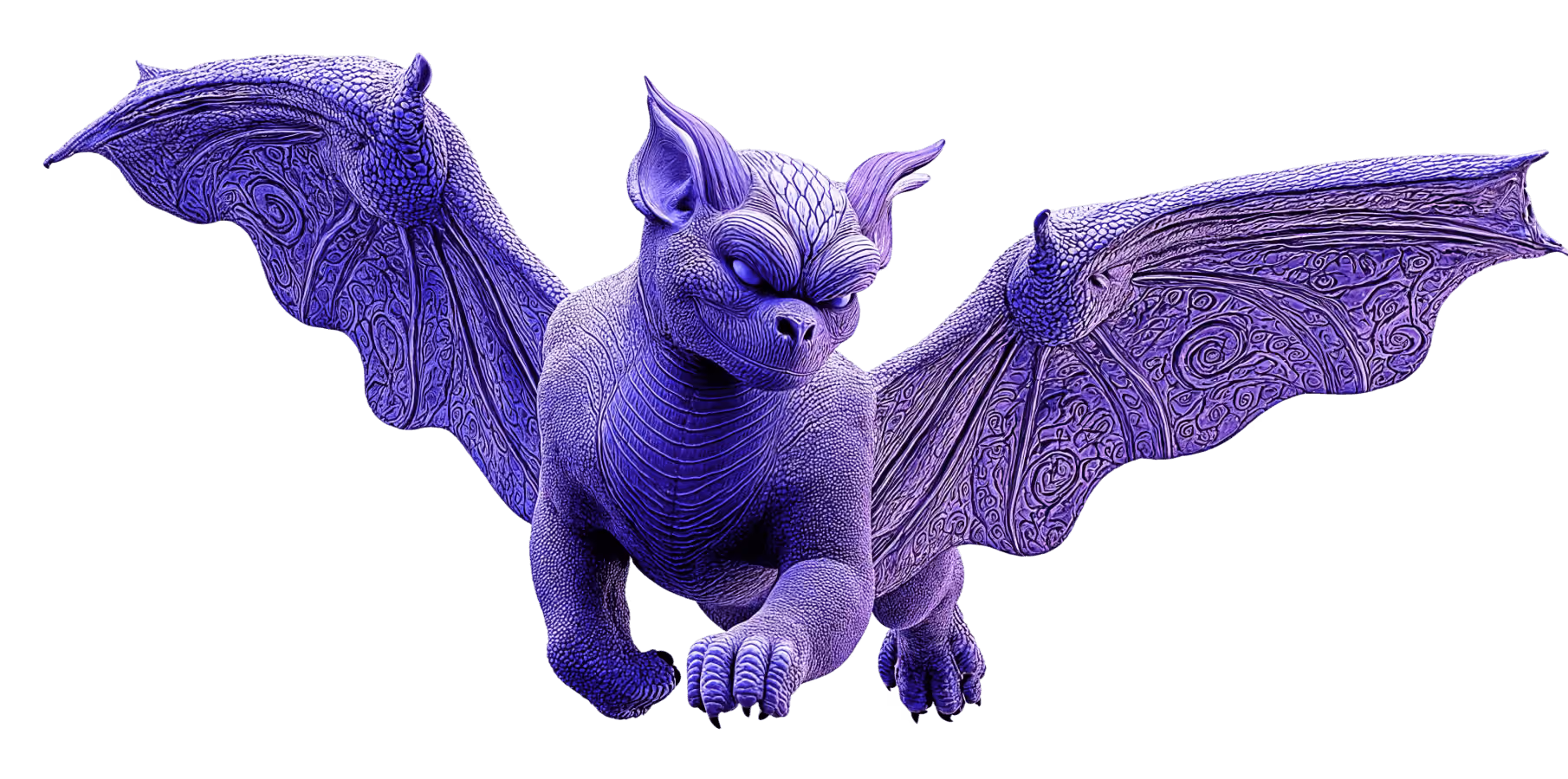 Argus, the Mitiga gargoyle, in flight
