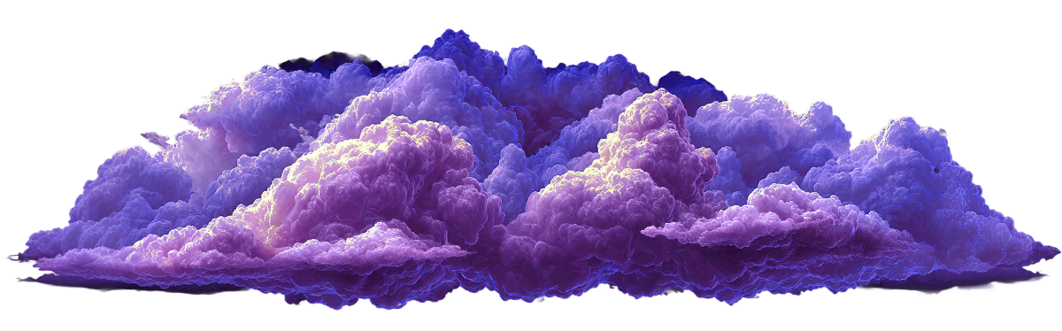 Purple cloud atmosphere background art