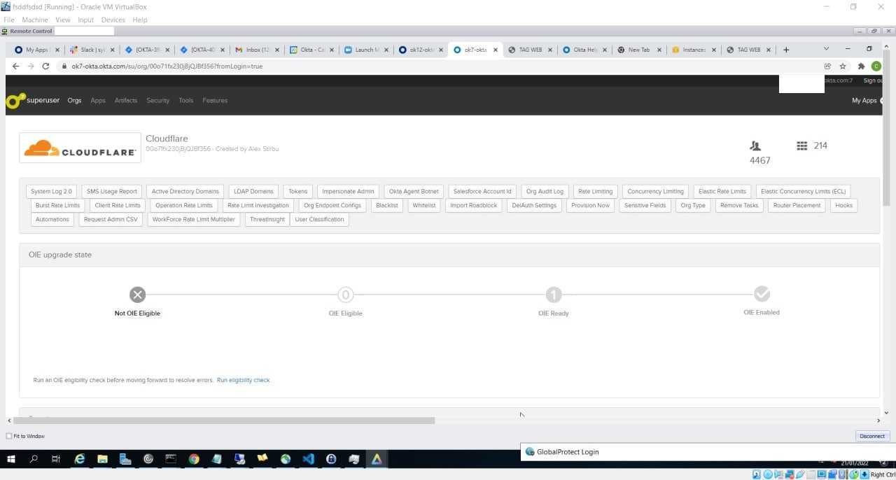 Lapsus$ screenshot Cloudflare
