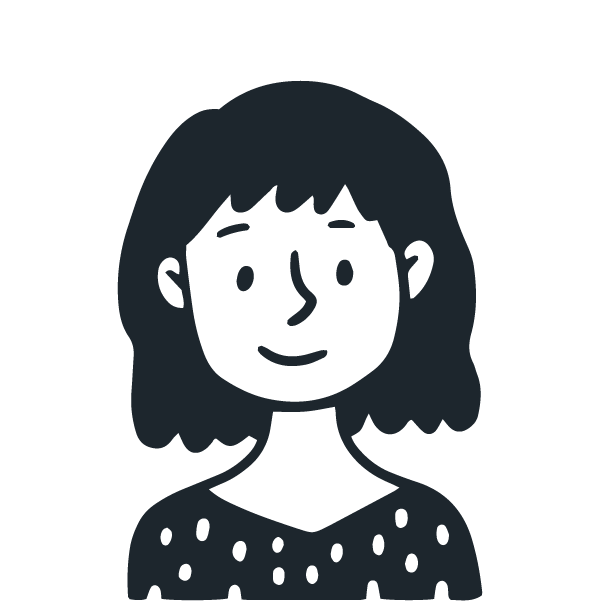 Friendly customer illustration used as testimonial icon