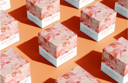 Bloom Botanica hand cream packaging