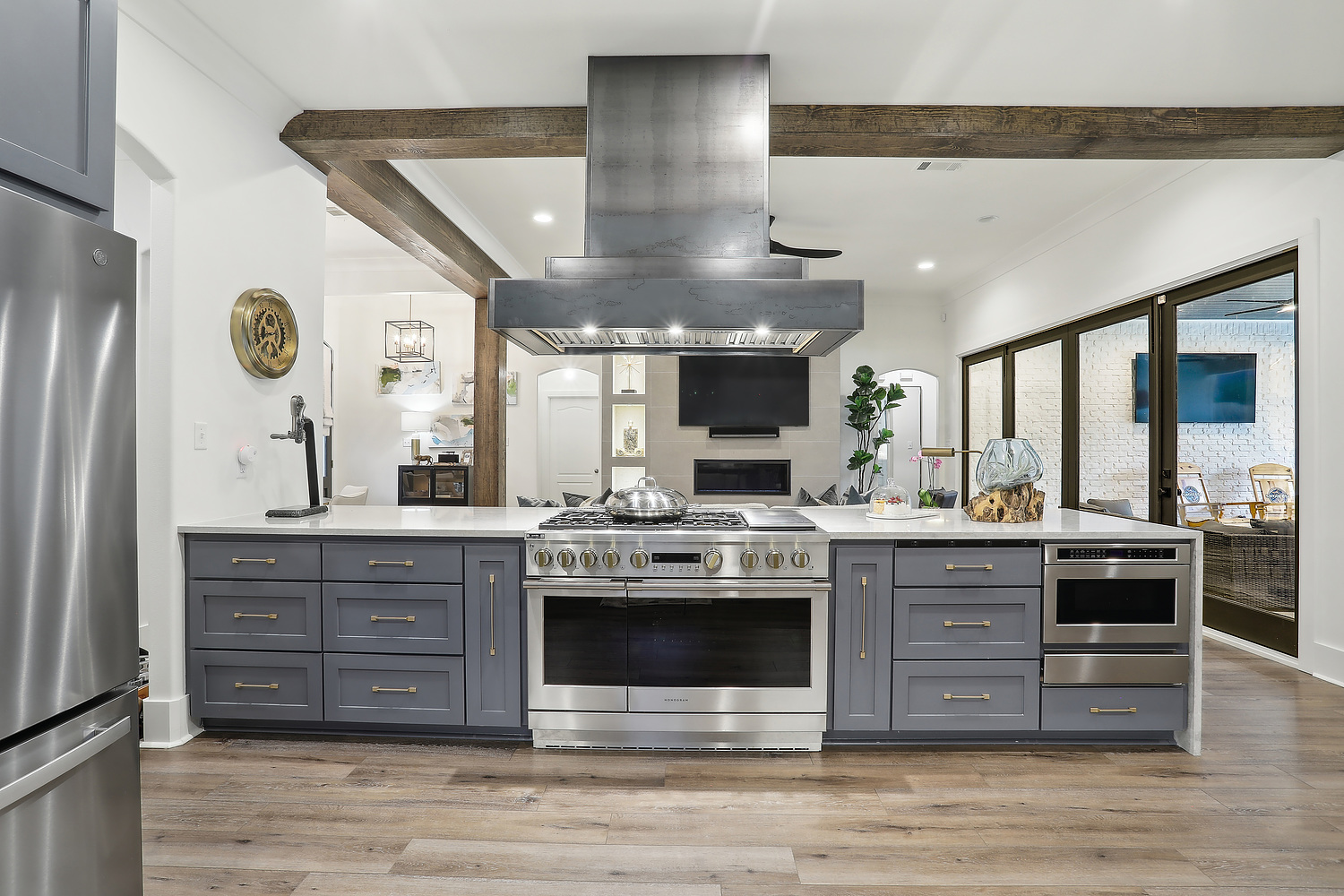 large kitchen island |  Britt Hill Interiors | Baton Rouge, LA