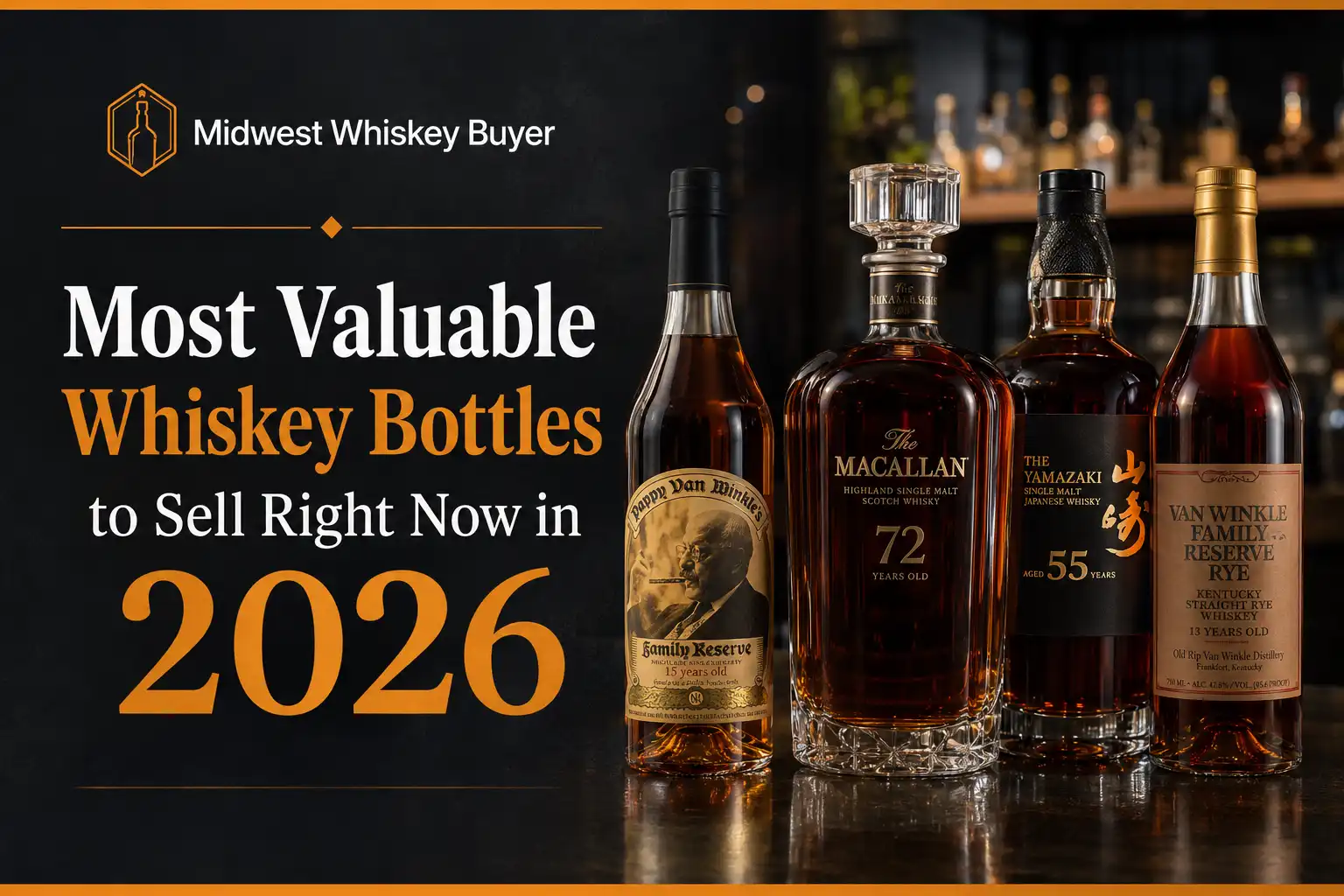 Most Valuable Whiskey Bottles to Sell Right Now in 2026 