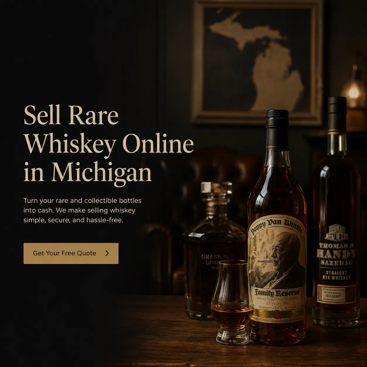 Sell Rare Whiskey Online in Michigan