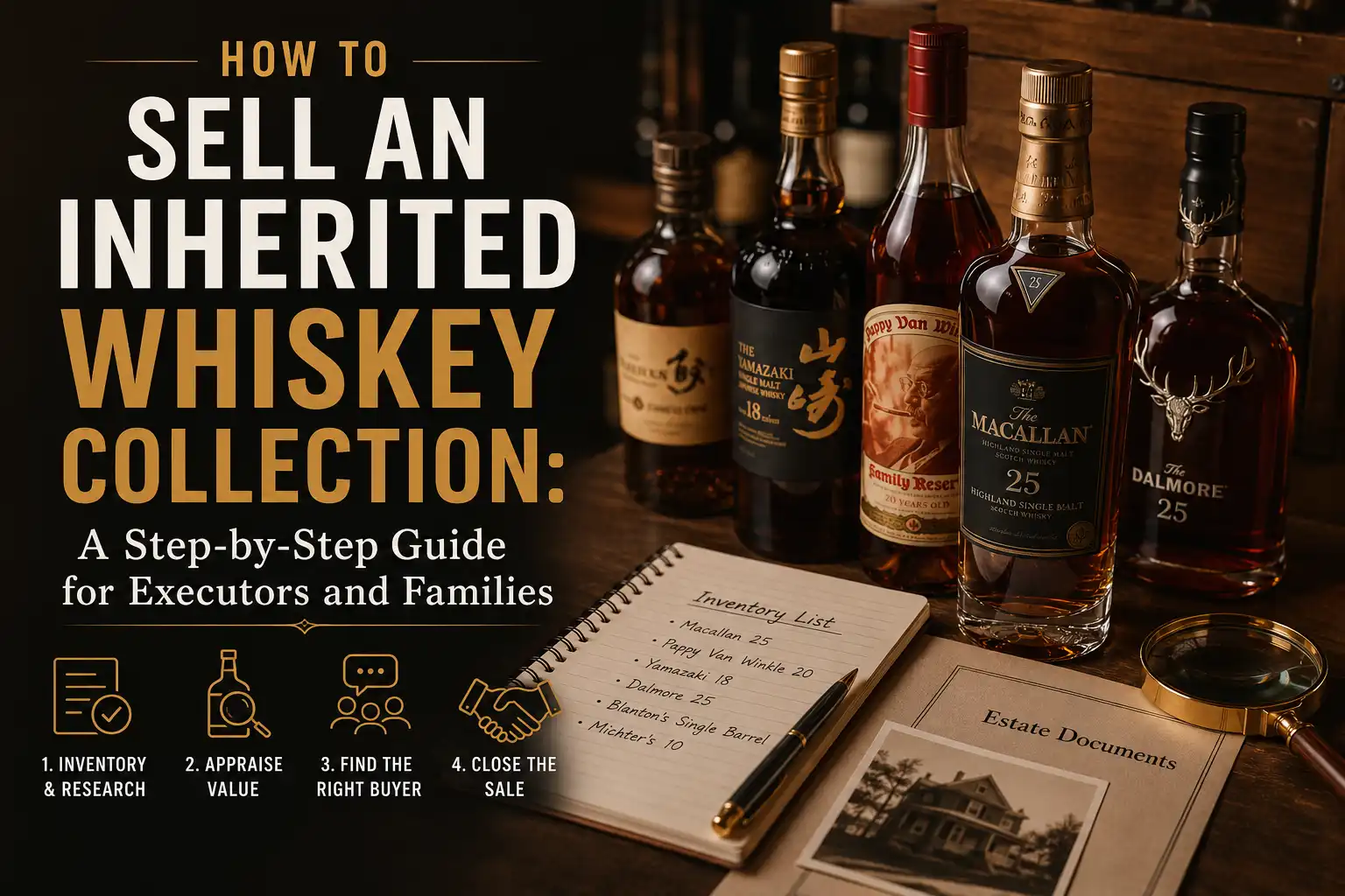 sell inherited whiskey collection